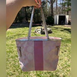 PRELOVED Pink Coach Shoulder Bag